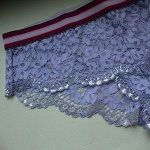 Victoria's Secret lavender lace hip-hugger panties NWT